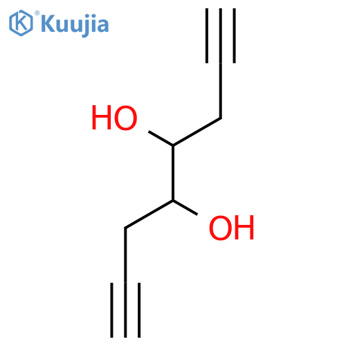 1,7-OCTADIYNE-4,5-DIOL structure