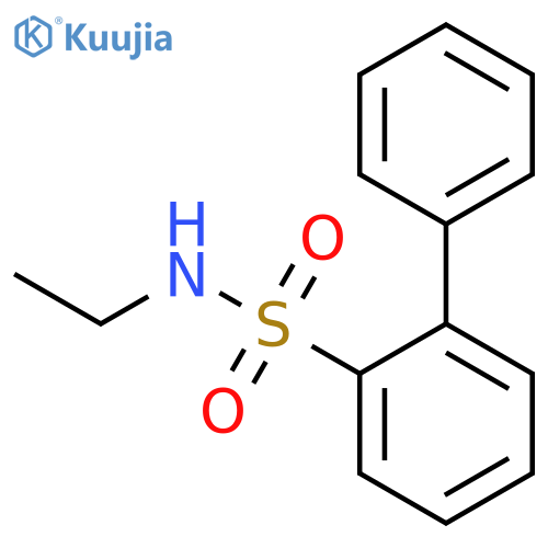 N-ethyl-2-phenylbenzene-1-sulfonamide structure
