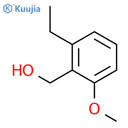 (2-Ethyl-6-methoxyphenyl)methanol structure