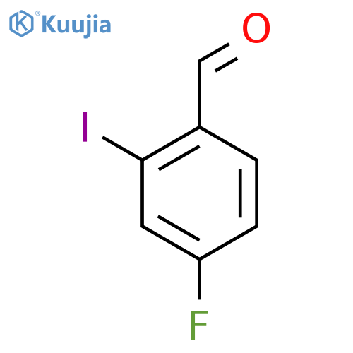 4-fluoro-2-iodobenzaldehyde structure