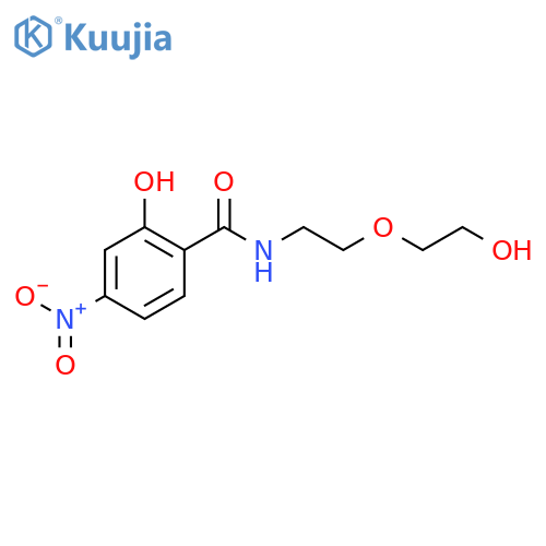 Benzamide, 2-hydroxy-N-[2-(2-hydroxyethoxy)ethyl]-4-nitro- structure