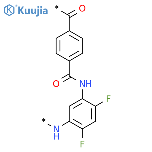 Poly[imino(4,6-difluoro-1,3-phenylene)iminocarbonyl-1,4-phenylenecarbonyl] structure