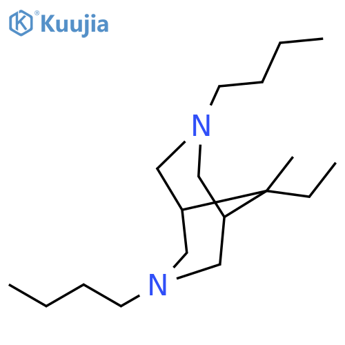 3,7-DIAZABICYCLO[3.3.1]NONANE, 3,7-DIBUTYL-9-ETHYL-9-METHYL- structure