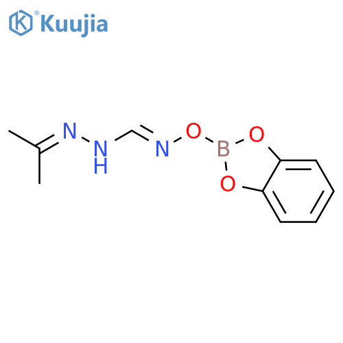 2-PROPANONE, [(1,3,2-BENZODIOXABOROL-2-YLOXY)IMINOMETHYL]HYDRAZONE structure