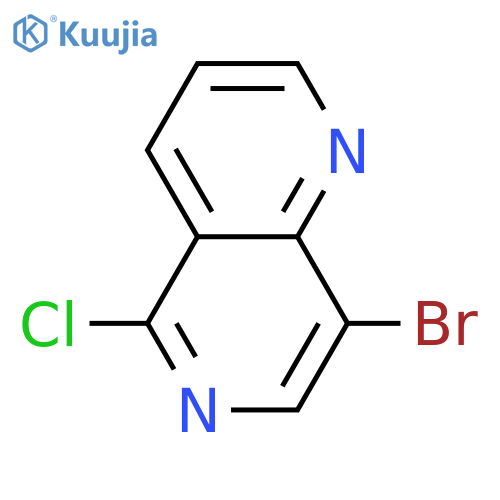 8-Bromo-5-chloro-1,6-naphthyridine structure