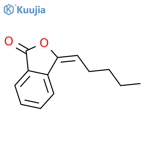 1(3H)-Isobenzofuranone, 3-pentylidene- structure