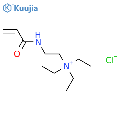 2-(Acryloylamino)-N,N,N-triethylethan-1-aminium chloride structure