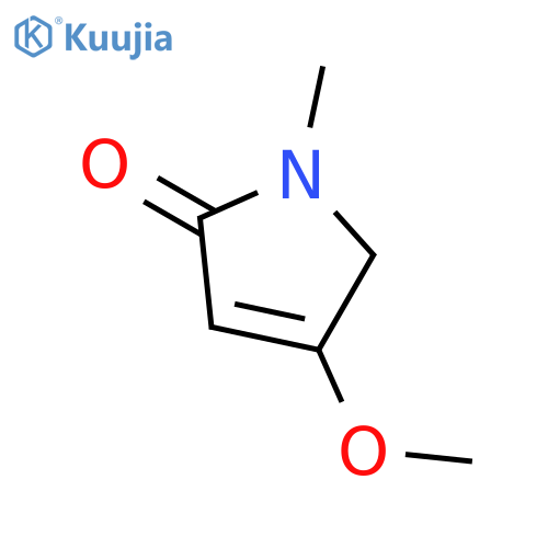 4-methoxy-1-methyl-2,5-dihydro-1H-pyrrol-2-one structure