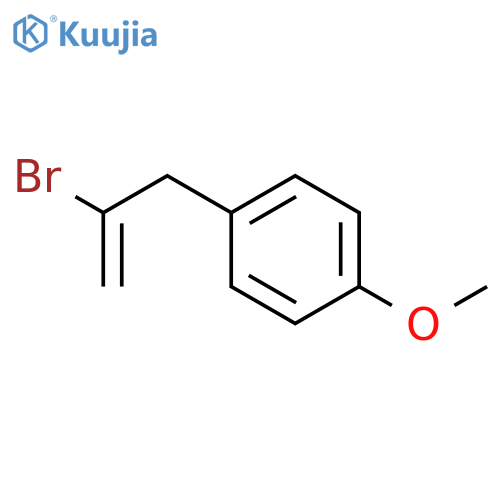 2-Bromo-3-(4-methoxyphenyl)-1-propene structure