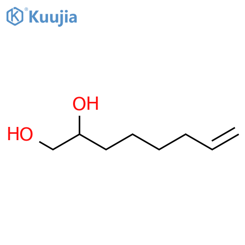 7-Octene-1,2-diol, (±)- structure