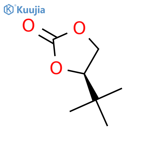 1,3-DIOXOLAN-2-ONE, 4-(1,1-DIMETHYLETHYL)-, (R)- structure