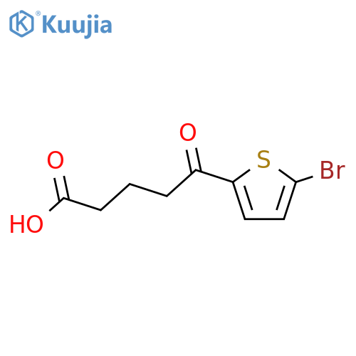 5-(5-Bromo-2-thienyl)-5-oxovaleric acid structure