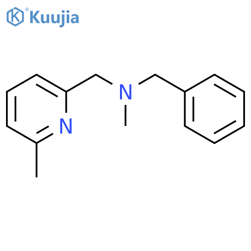 2-PYRIDINEMETHANAMINE, N,6-DIMETHYL-N-(PHENYLMETHYL)- structure