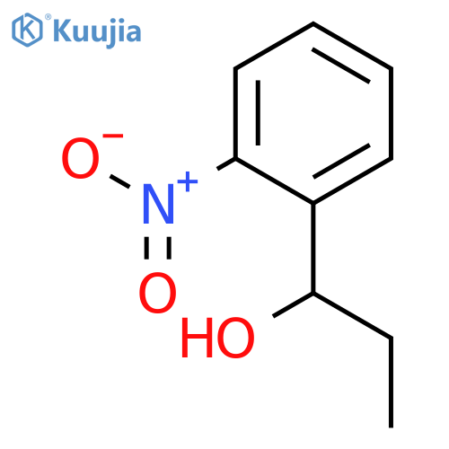 Benzenemethanol, α-ethyl-2-nitro- structure