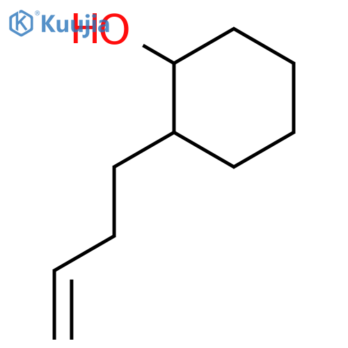 2-(but-3-en-1-yl)cyclohexan-1-ol structure