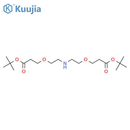 HN-(PEG1-CH2CH2COOtBu)2 structure