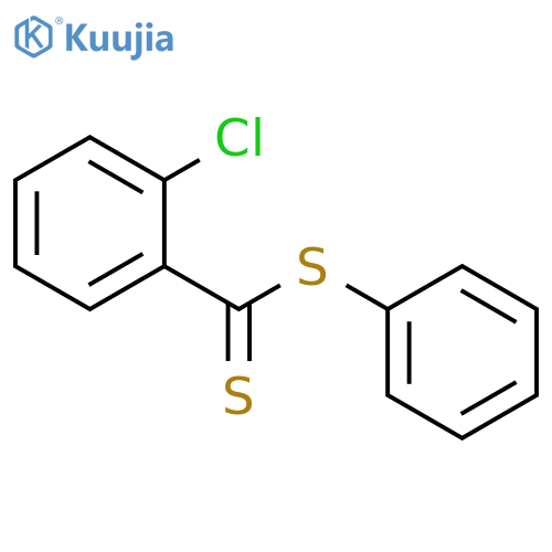 BENZENECARBODITHIOIC ACID, 2-CHLORO-, PHENYL ESTER structure