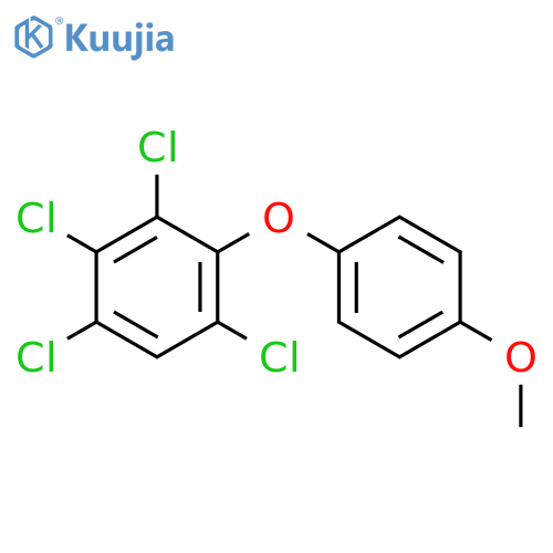 Benzene, 1,2,3,5-tetrachloro-4-(4-methoxyphenoxy)- structure