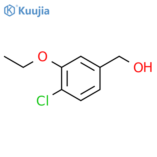 (4-chloro-3-ethoxyphenyl)methanol structure