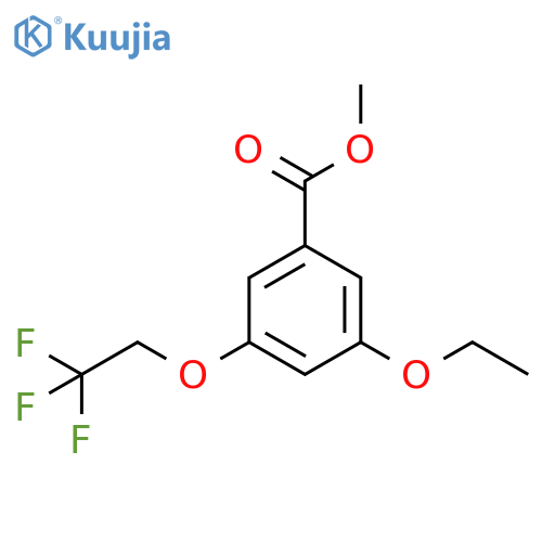 Benzoic acid, 3-ethoxy-5-(2,2,2-trifluoroethoxy)-, methyl ester structure