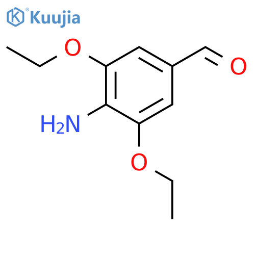 Benzaldehyde, 4-amino-3,5-diethoxy- structure
