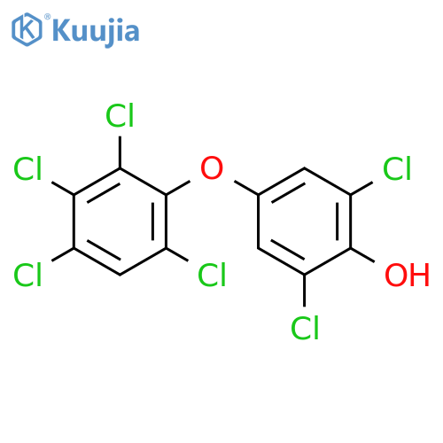 Phenol,2,6-dichloro-4-(2,3,4,6-tetrachlorophenoxy)- structure