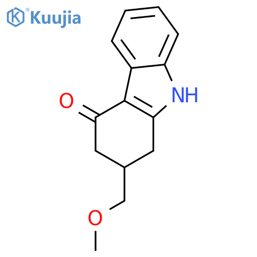 4H-Carbazol-4-one, 1,2,3,9-tetrahydro-2-(methoxymethyl)- structure