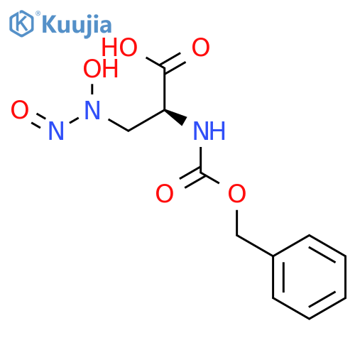 L-Alanine, 3-(hydroxynitrosoamino)-N-[(phenylmethoxy)carbonyl]- structure