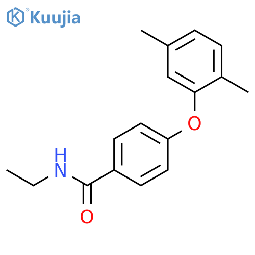 BENZAMIDE, 4-(2,5-DIMETHYLPHENOXY)-N-ETHYL- structure