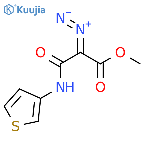 PROPANOIC ACID, 2-DIAZO-3-OXO-3-(3-THIENYLAMINO)-, METHYL ESTER structure