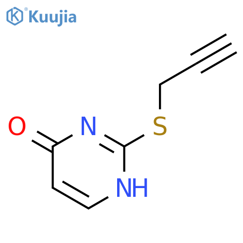 4(1H)-Pyrimidinone, 2-(2-propynylthio)- structure