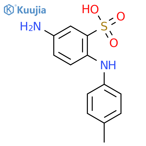 5-Amino-2-P-Toluidinobenzenesulfonic Acid structure