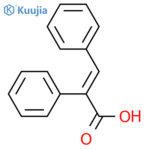 α-Phenylcinnamic Acid structure