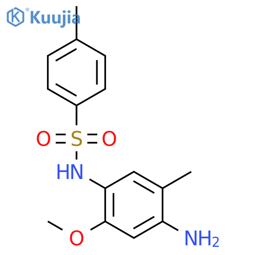 N-(4-Amino-2-methoxy-5-methylphenyl)-4-methylbenzenesulfonamide structure