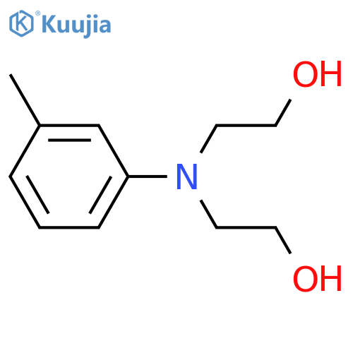 N,N-Bis-(2-hydroxyethyl)-m-toluidine structure
