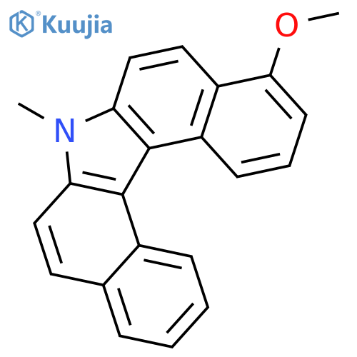 7H-Dibenzo[c,g]carbazole, 4-methoxy-7-methyl- structure