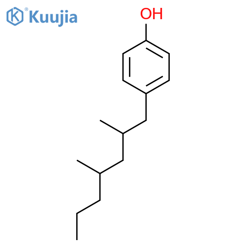 4-(2,4-Dimethylheptyl)phenol structure