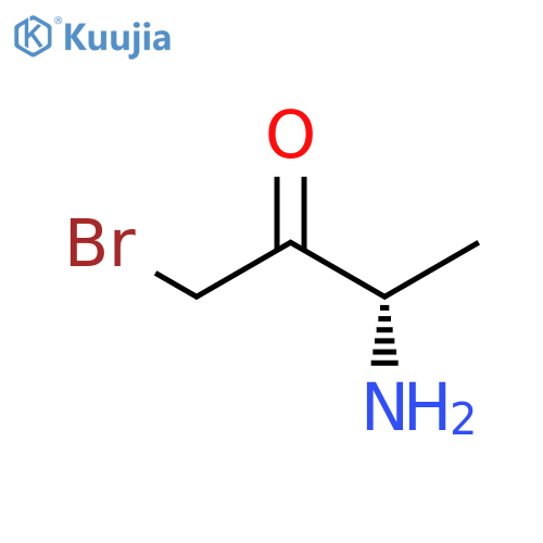 2-Butanone, 3-amino-1-bromo-, (3S)- structure