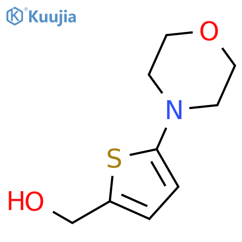(5-Morpholinothien-2-yl)methanol structure
