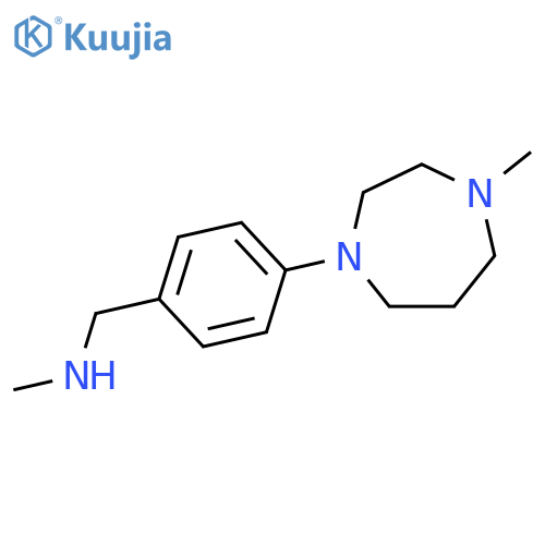 N-Methyl-4-(4-methylperhydro-1,4-diazepin-1-yl)benzylamine structure