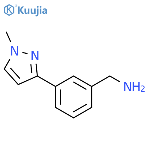 3-(1-Methyl-1H-pyrazol-3-yl)benzylamine structure