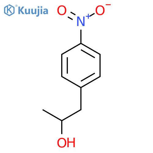 Benzeneethanol, α-methyl-4-nitro- structure