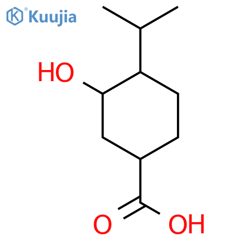 rac-3-Hydroxy-4-isopropyl-cyclohexanecarboxylic Acid structure