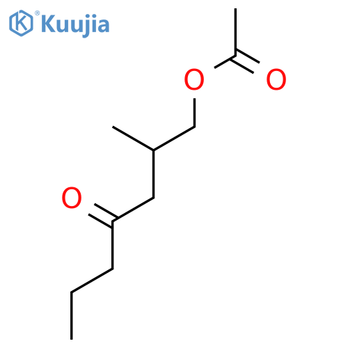 4-Heptanone, 1-(acetyloxy)-2-methyl- structure