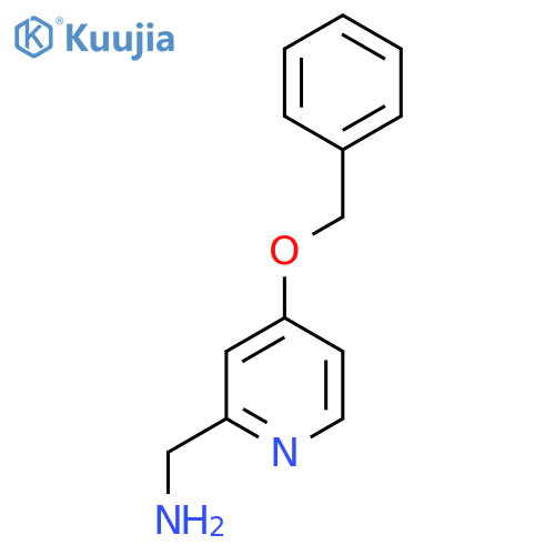 (4-(Benzyloxy)pyridin-2-yl)methanamine structure