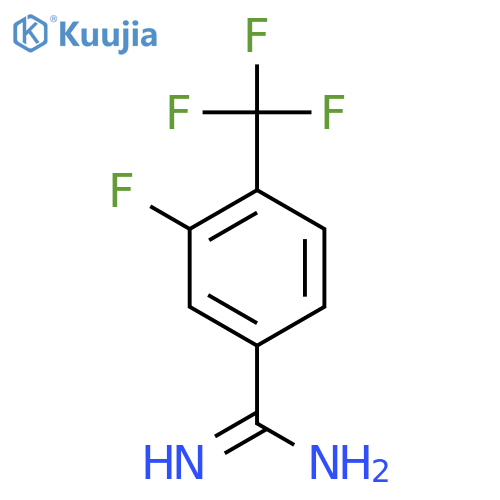 3-Fluoro-4-(trifluoromethyl)benzenecarboximidamide structure