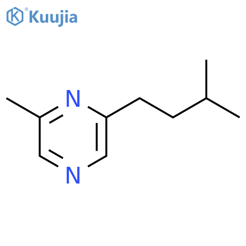 Pyrazine, 2-methyl-6-(3-methylbutyl)- structure