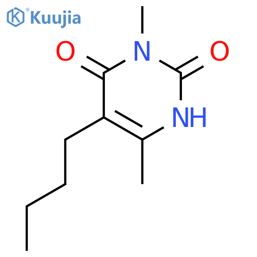 5-butyl-3,6-dimethylpyrimidine-2,4(1H,3H)-dione structure
