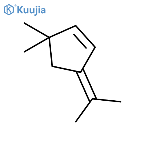 Cyclopentene, 3,3-dimethyl-5-(1-methylethylidene)- structure