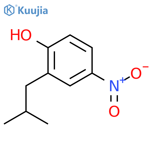 2-Isobutyl-4-nitrophenol structure